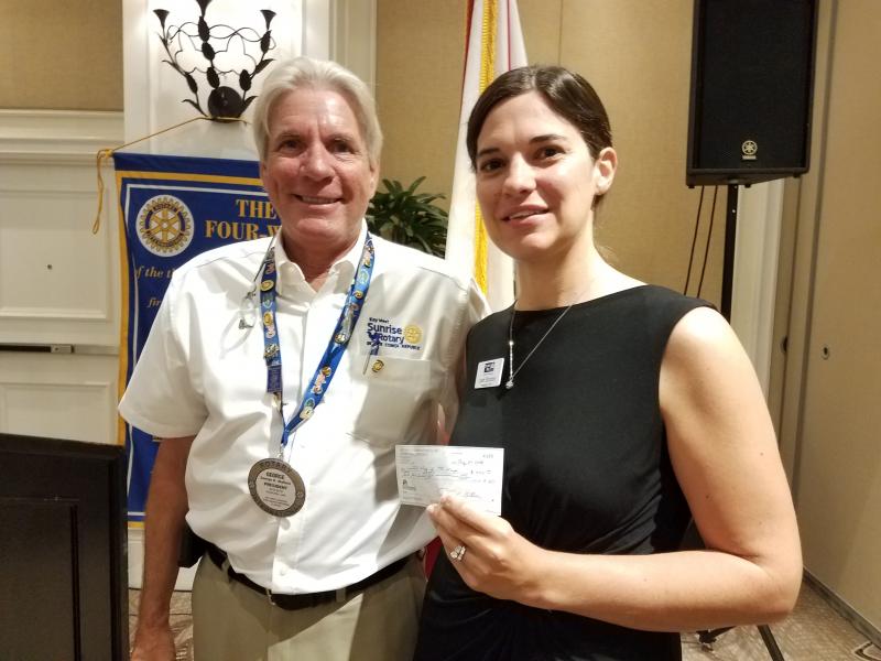 Sunrise Rotary in Key West helps Stuff the Bus.